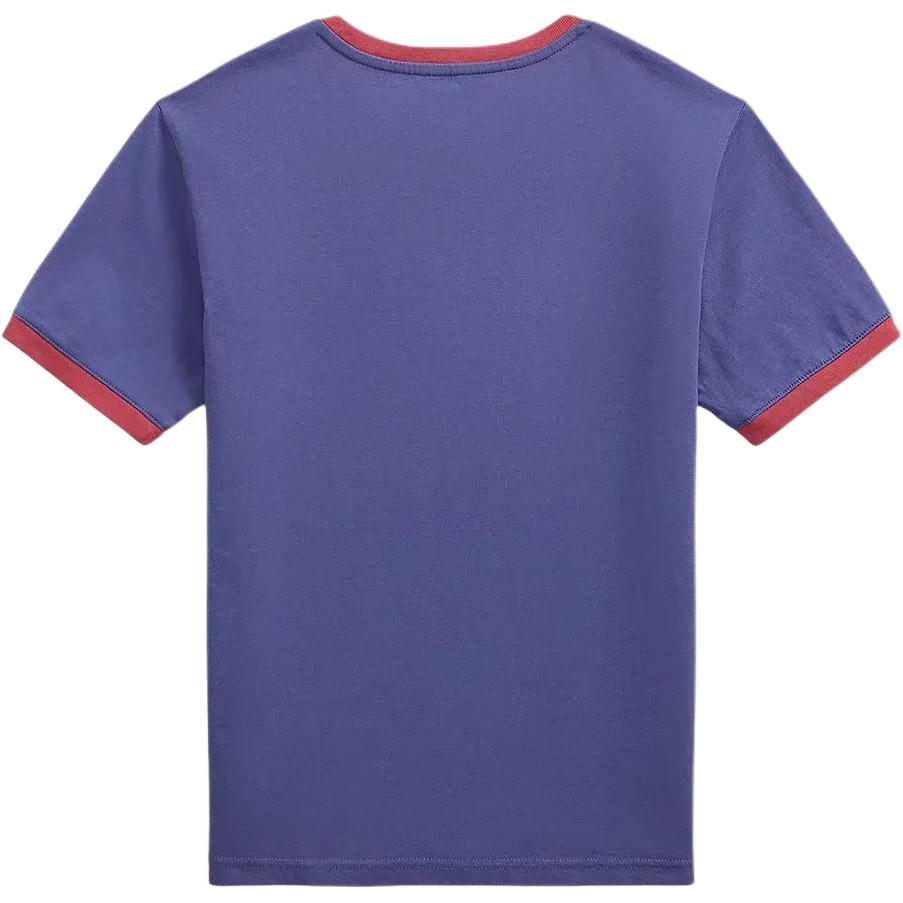 Футболка с коротким рукавом ss25 для детей Polo Ralph Lauren, синий — фото 3