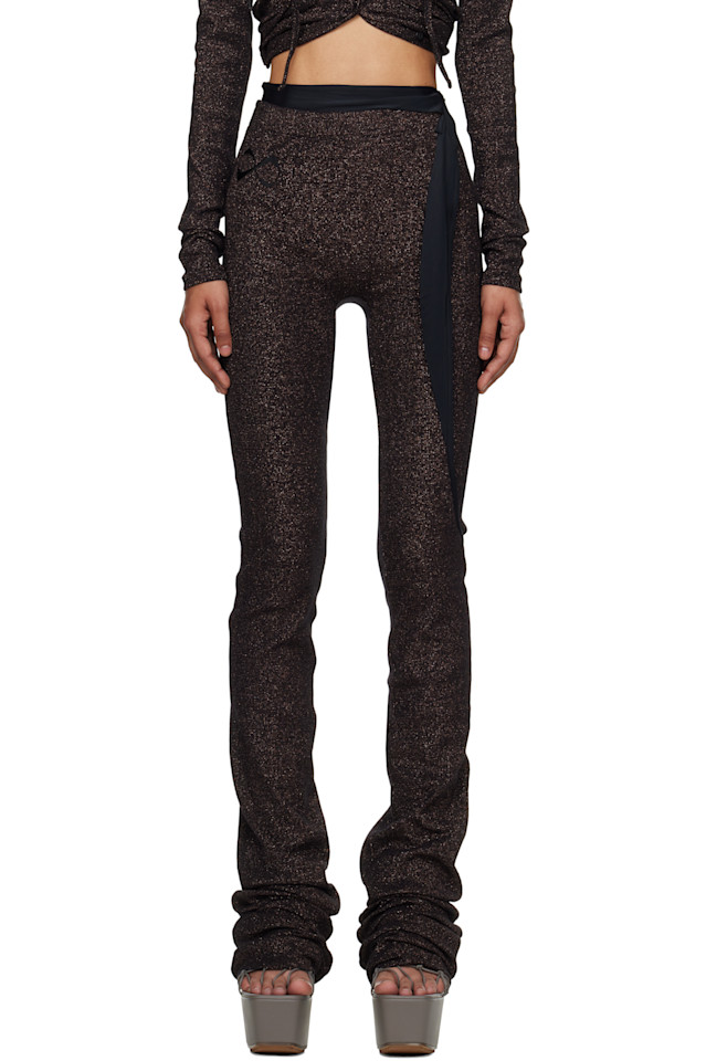 

Ottolinger Коричневые брюки для отдыха с драпировкой