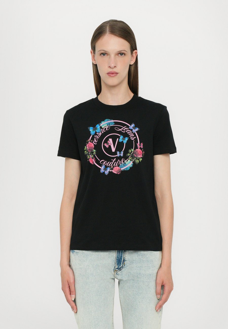 

Футболка Versace Jeans Couture Print T-shirt, Black