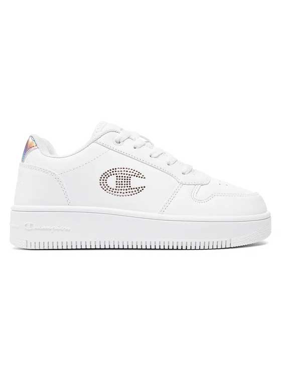 

Кроссовки Champion REBOUND PLATFORM GLITTER G GS, белый