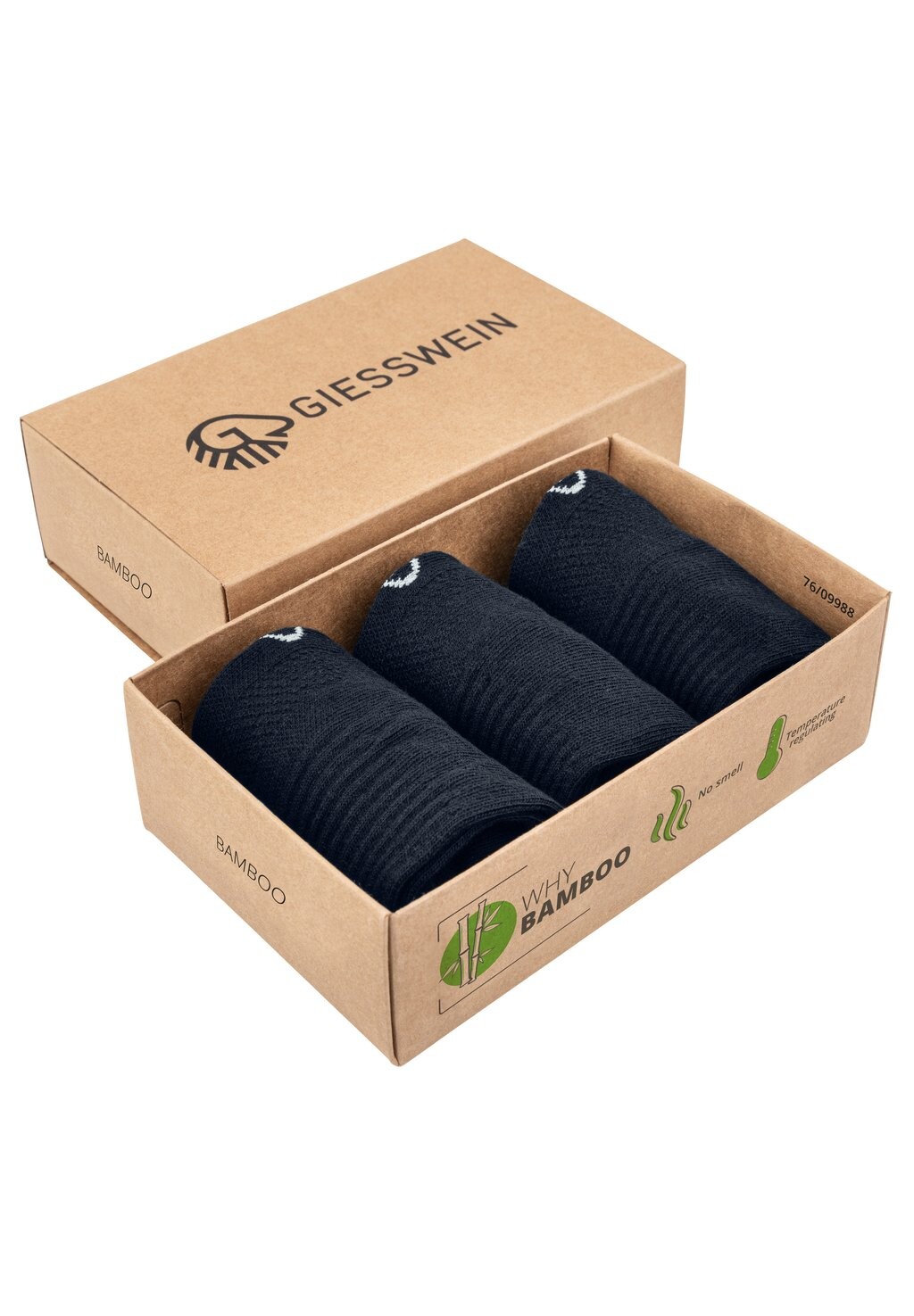 

Носки BAMBOO SNEAKER SOCKS 3-PACK Giesswein, темно-синий деним