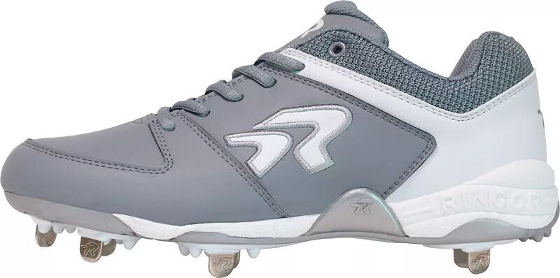 

Женские софтбольные бутсы Ringor Flite Metal Fastpitch, серый/белый