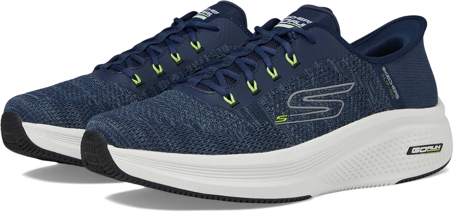 Мужские слипоны Skechers Hands Free: Go Run Elevate 2.0 Steady Motion, темно-синий — фото 2