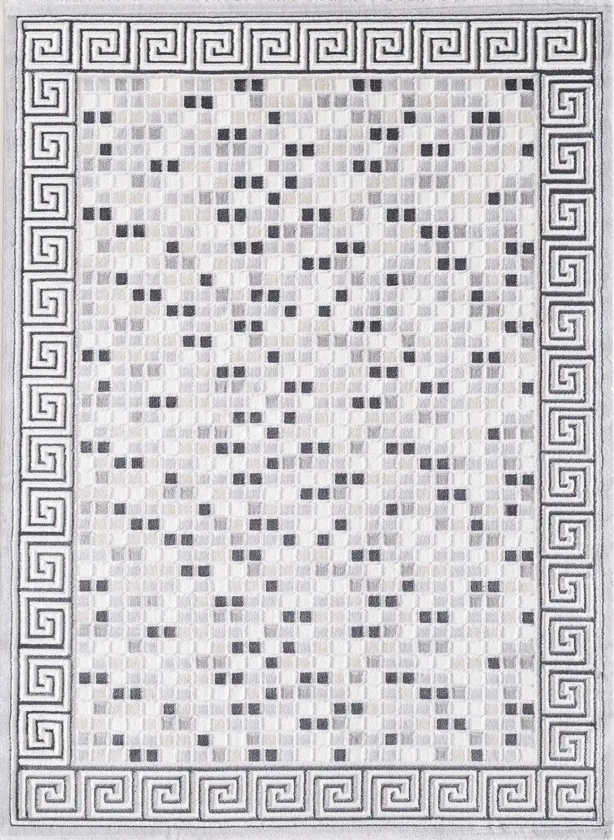

Ковер Sanat "Гармония 3207", прямоугольный, гостиная, короткий ворс, современный, спальня 200х280 см, светло-серый