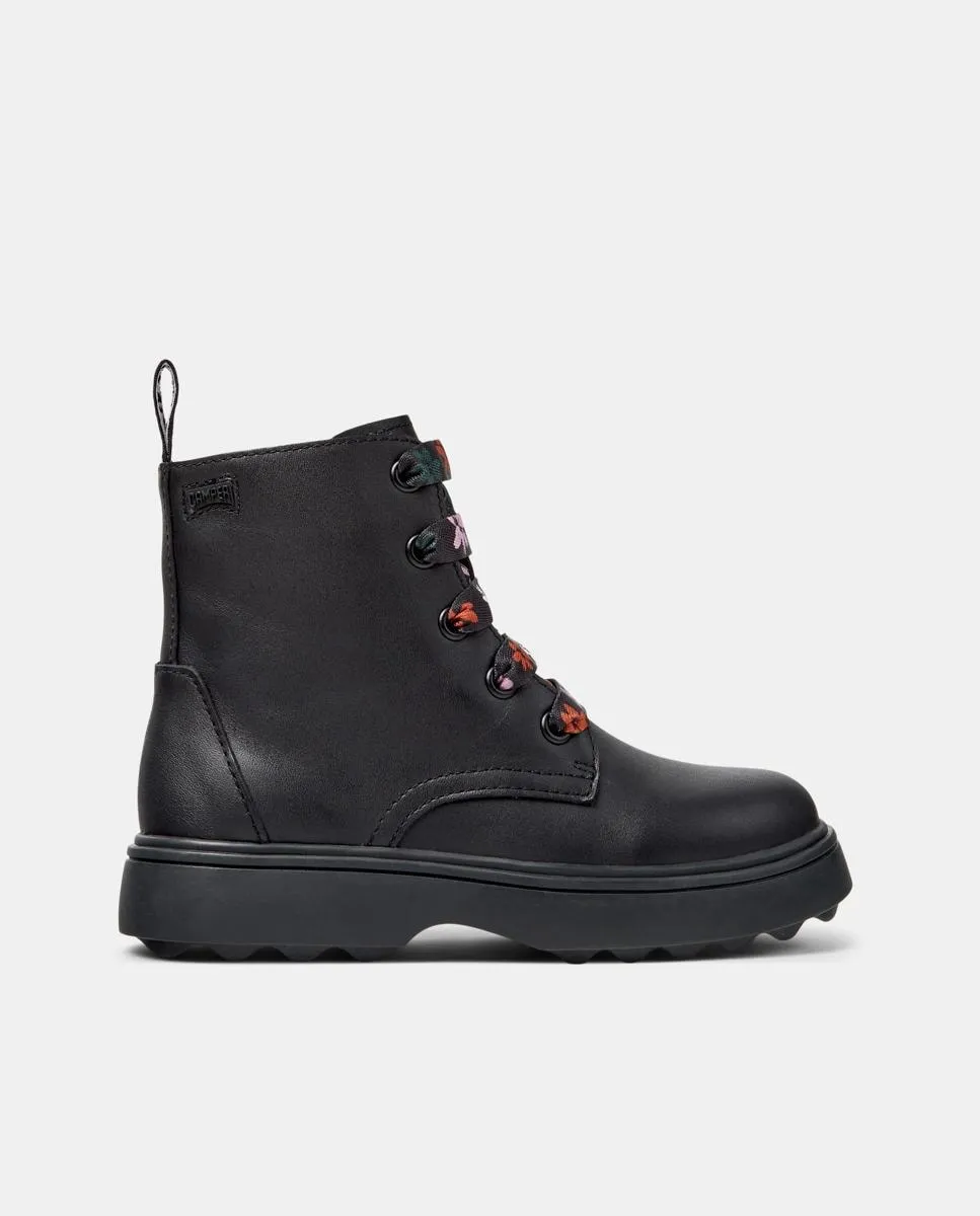 

Детские кожаные ботинки Norte Camper, черный