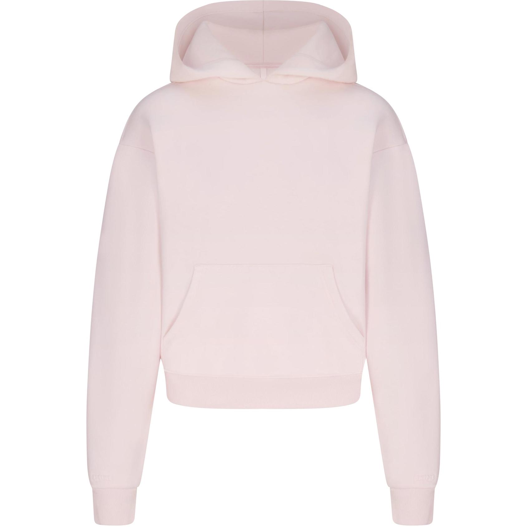 

Хлопковый флис классический худи свитшот women's Skims, розовый/светло-розовый