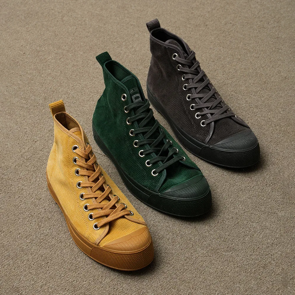 Мужские высокие кеды Stella Corduroy B79 цвета кэмел от Bensimon — фото 4