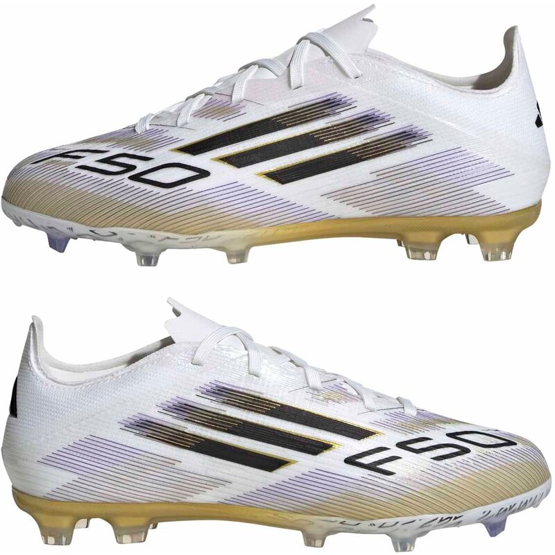 Футбольные бутсы для газона F50 Elite Kids FG Adidas, мультиколор — фото 4
