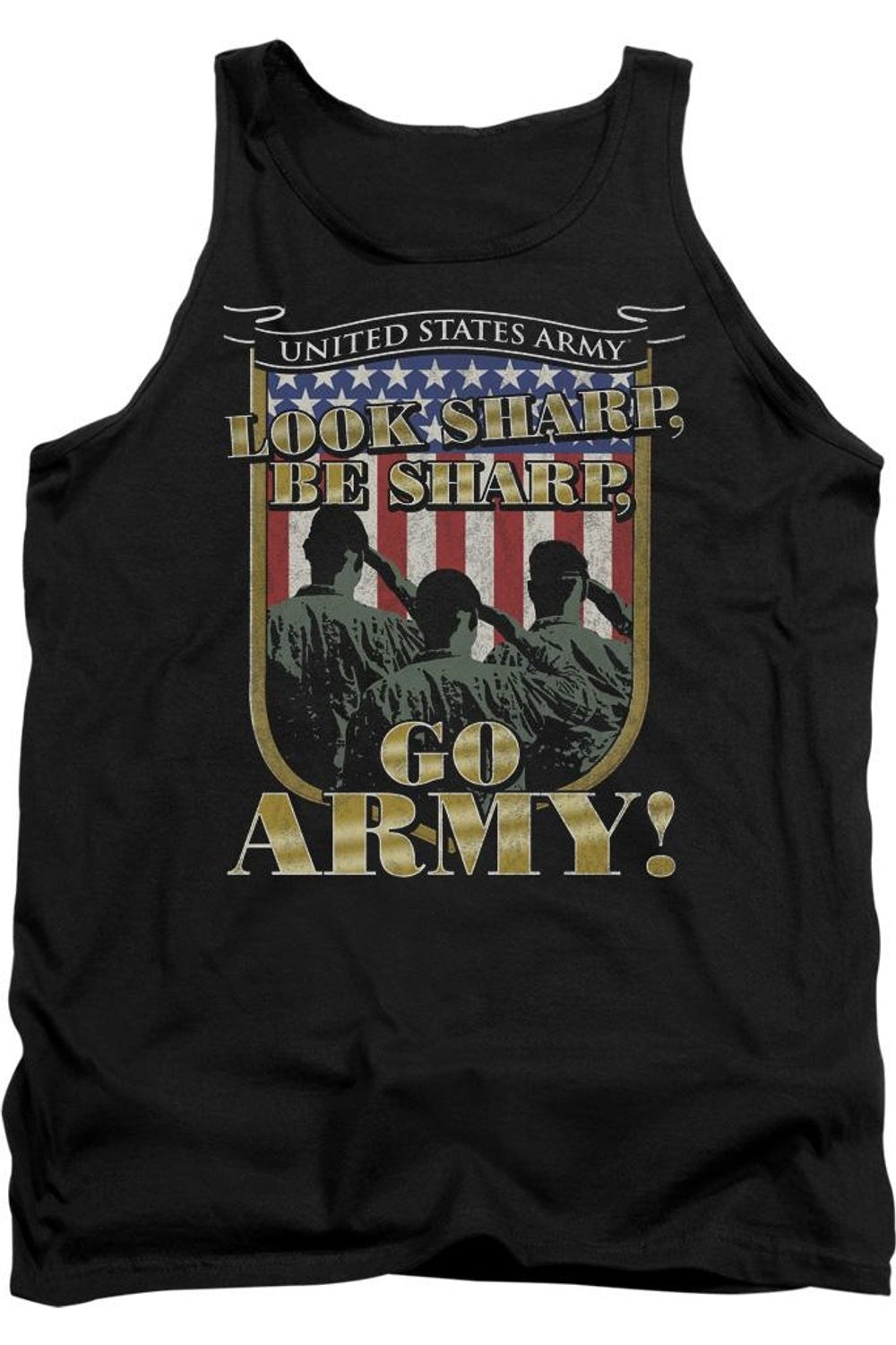 

US ARMY Go US ARMY мужская майка Gildan, черный