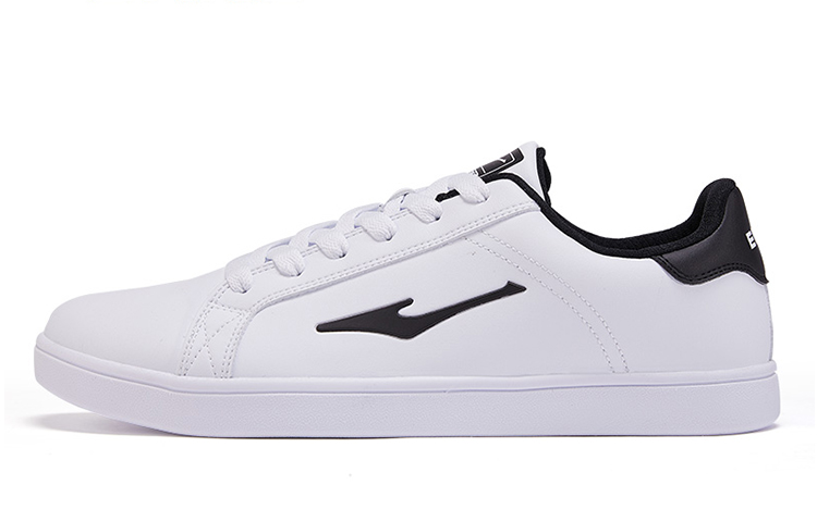 

Низкие скейтбордские кроссовки мужские бело-черные Erke, True White/Jet Black