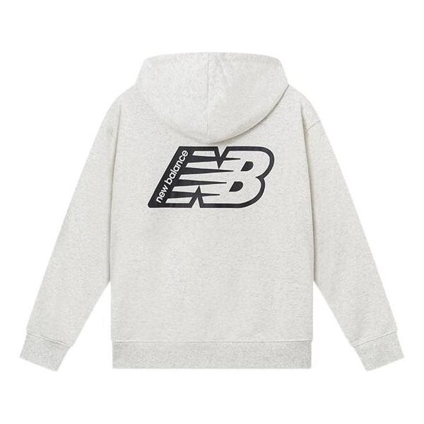 

Толстовка с капюшоном из флиса New Balance, белый