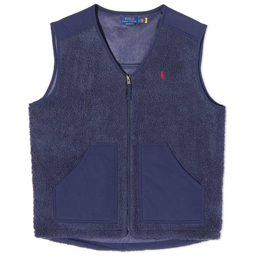 

Флисовый жилет с высоким ворсом Polo Ralph Lauren