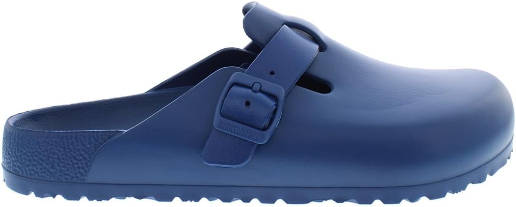 

Женские кожаные сабо Birkenstock Boston, темно-синий