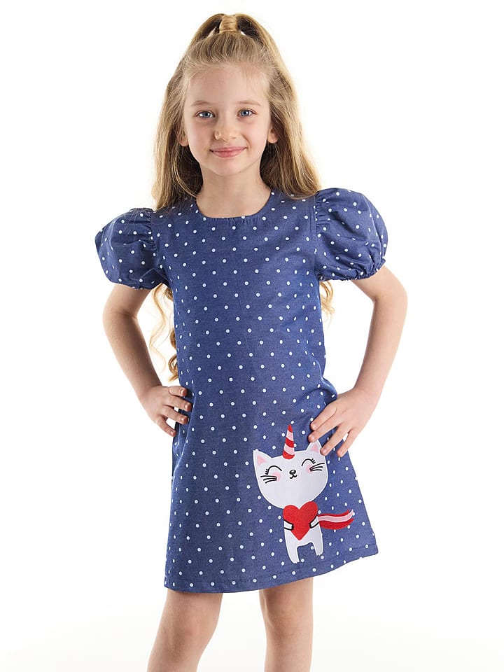 

Платье Denokids, синий
