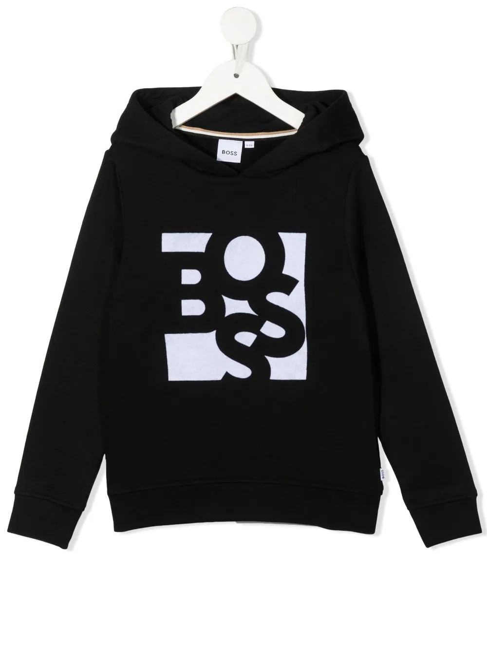 

Худи с логотипом BOSS Kidswear, черный