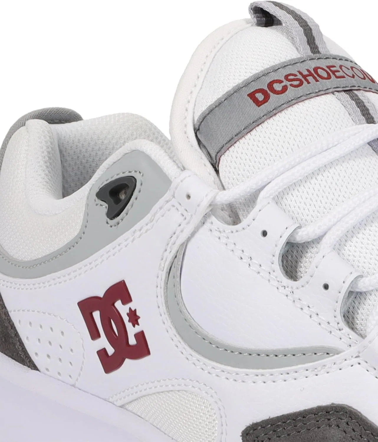 Кроссовки для скейтбординга DC Men's Kalynx Zero, белый/красный/серый — фото 2