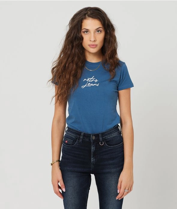 

Футболка Earthart Retro Jeans, бирюзовый