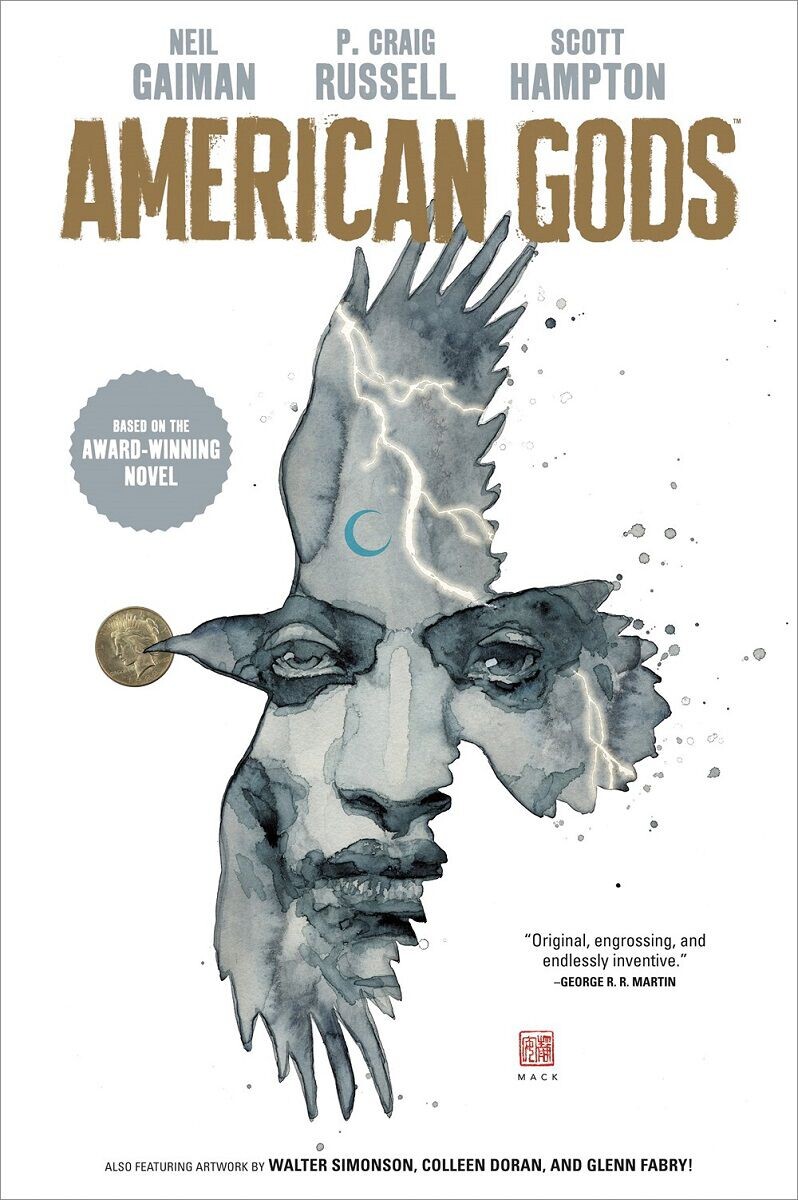 

Новелла American Gods Volume 1: Shadows Graphic Novel (Hardcover)