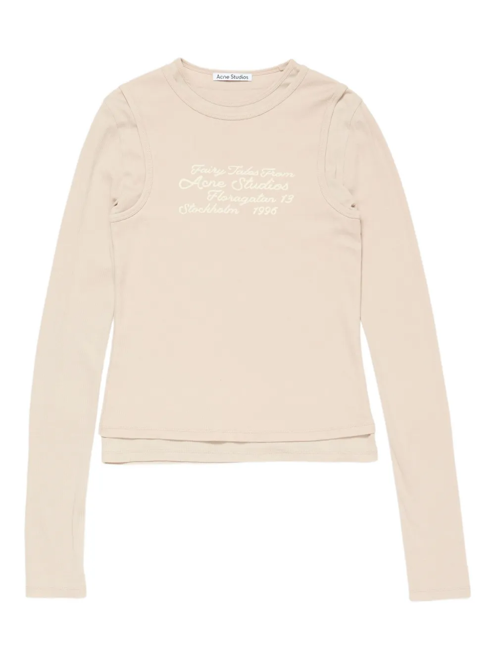 

Многослойный кардиган Acne Studios, нейтральный
