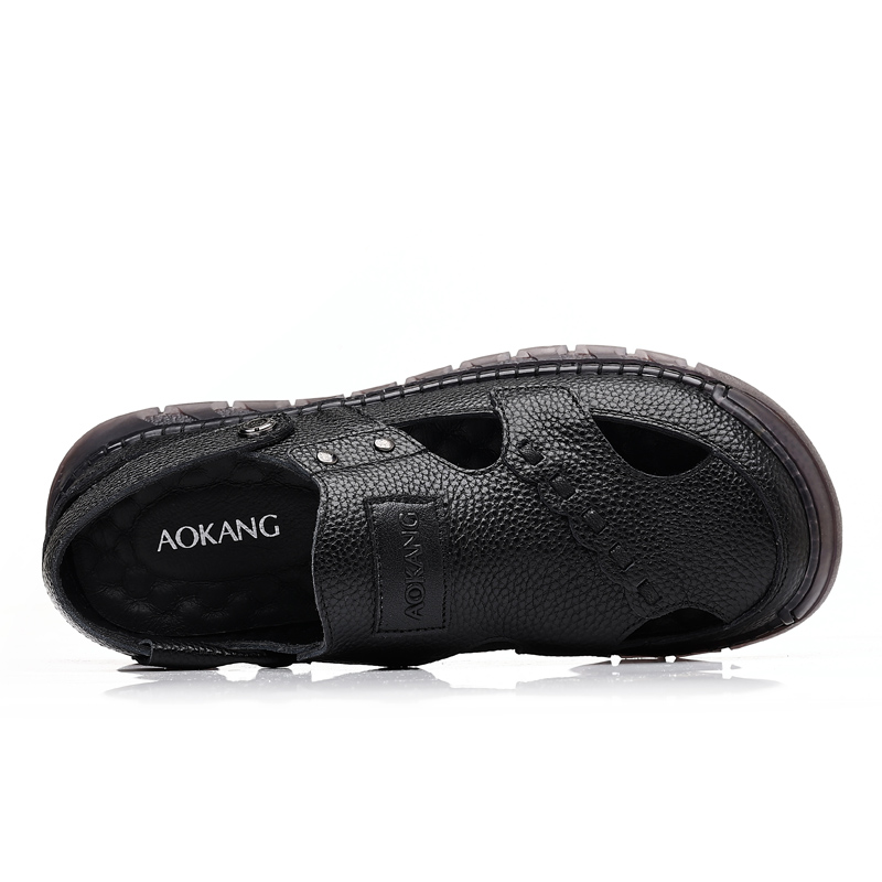 AOKANG Мужские повседневные кроссовки Low Top черные, цвет Black — фото 3