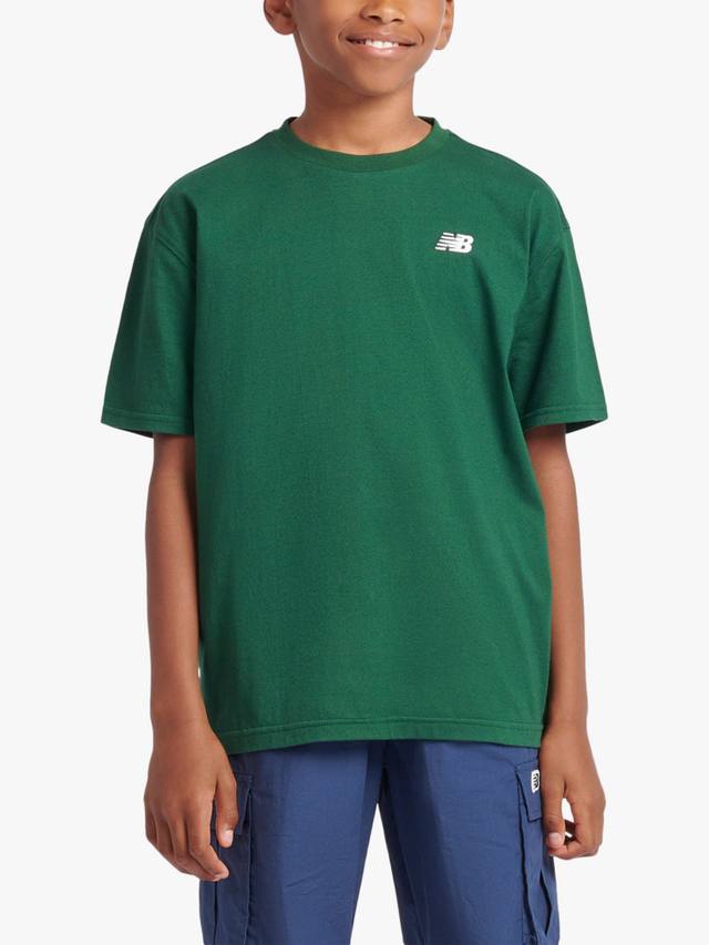 

Футболка для детей с маленьким логотипом New Balance, Nightwatch Green