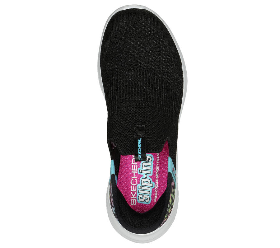 SKECHERS Детские кроссовки ULTRA FLEX 3.0 COLORY WILD, черные/разноцветные — фото 2