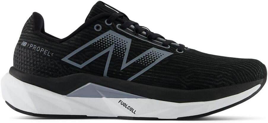 Мужские кроссовки New Balance FuelCell Propel V5, белый/черный/стальной — фото 3