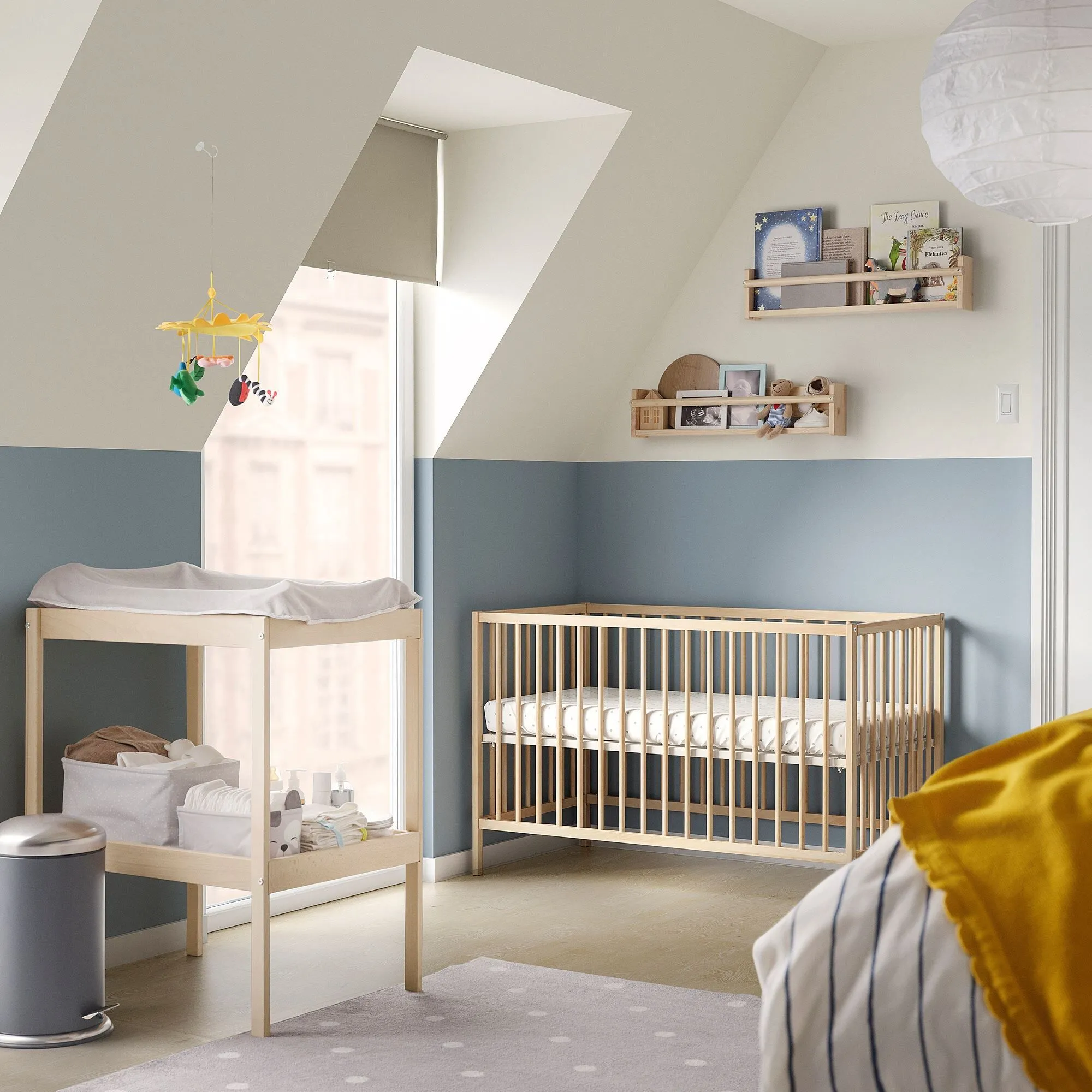 Комплект детской мебели, бук, 60х120 см, 2 шт. SNIGLAR IKEA — фото 2