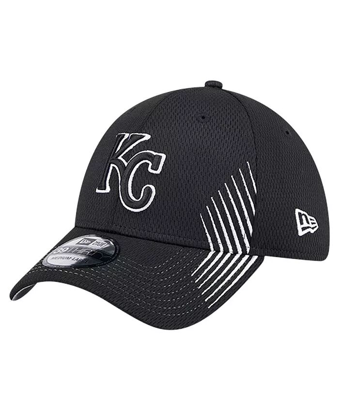 

Мужская черная кепка Kansas City Royals Active Dash Mark 39THIRTY Flex New Era