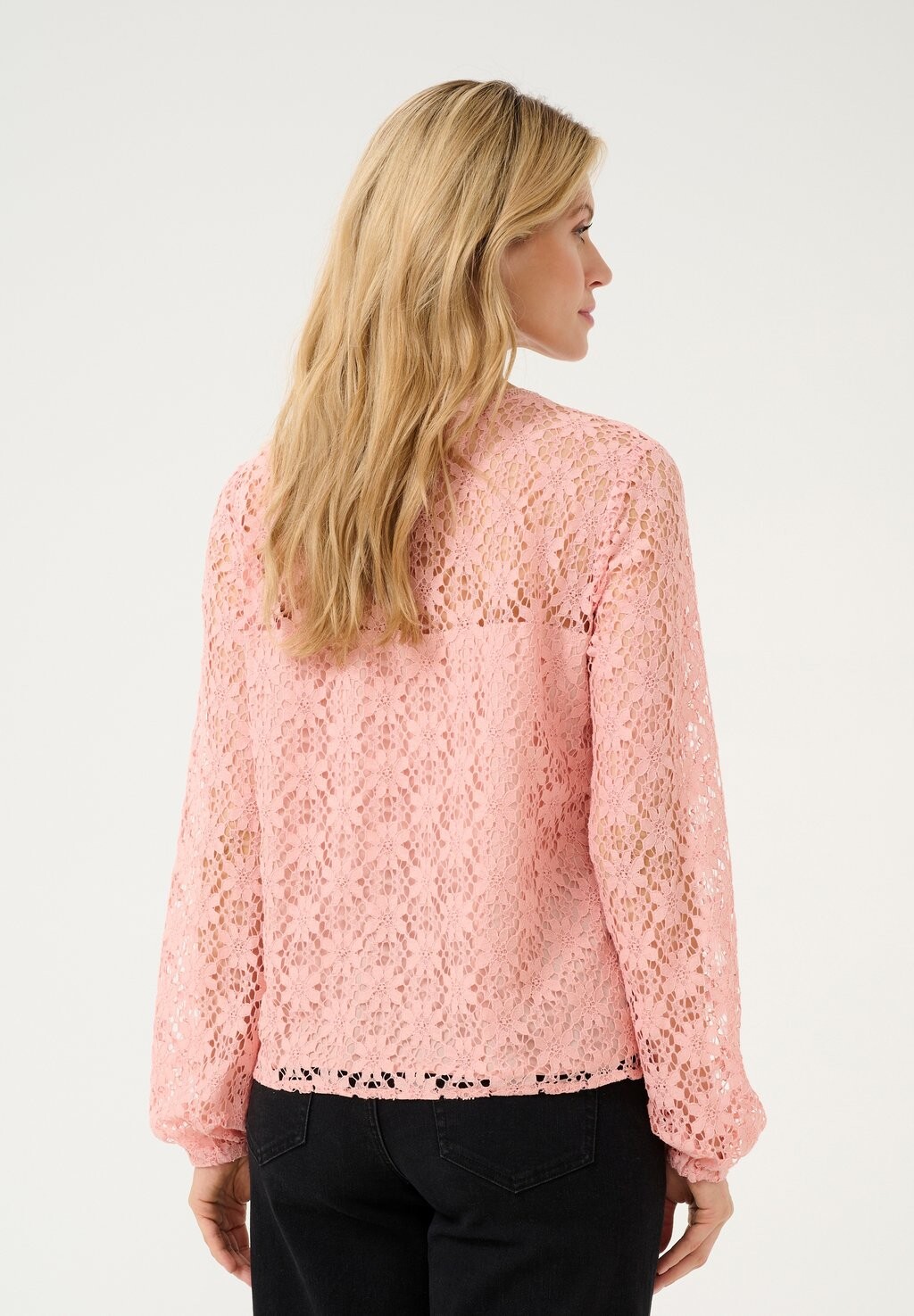

Блуза SILJA LONG SLEEVE Kaffe, светло-розовый