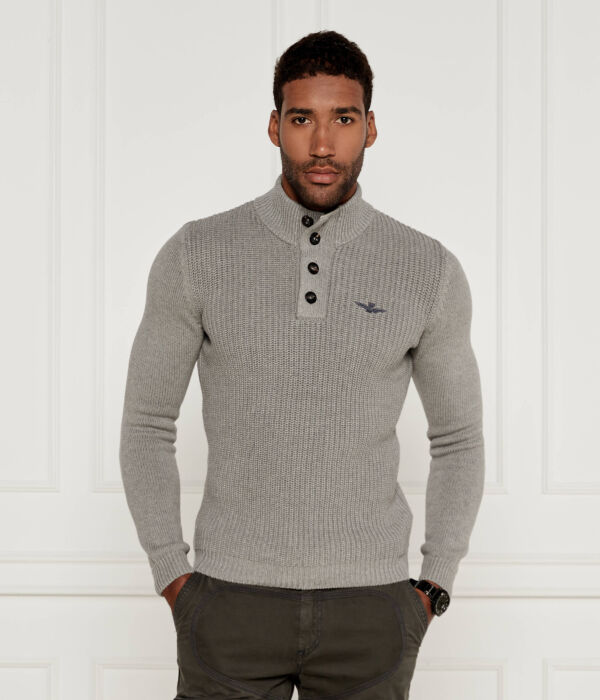 

Свитер Aeronautica Militare Regular Fit, серый
