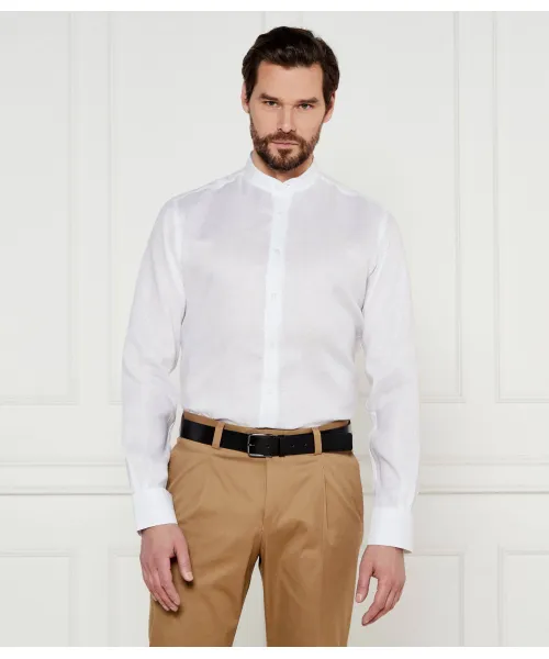 

Льняная рубашка Modern fit Karl Lagerfeld, белый
