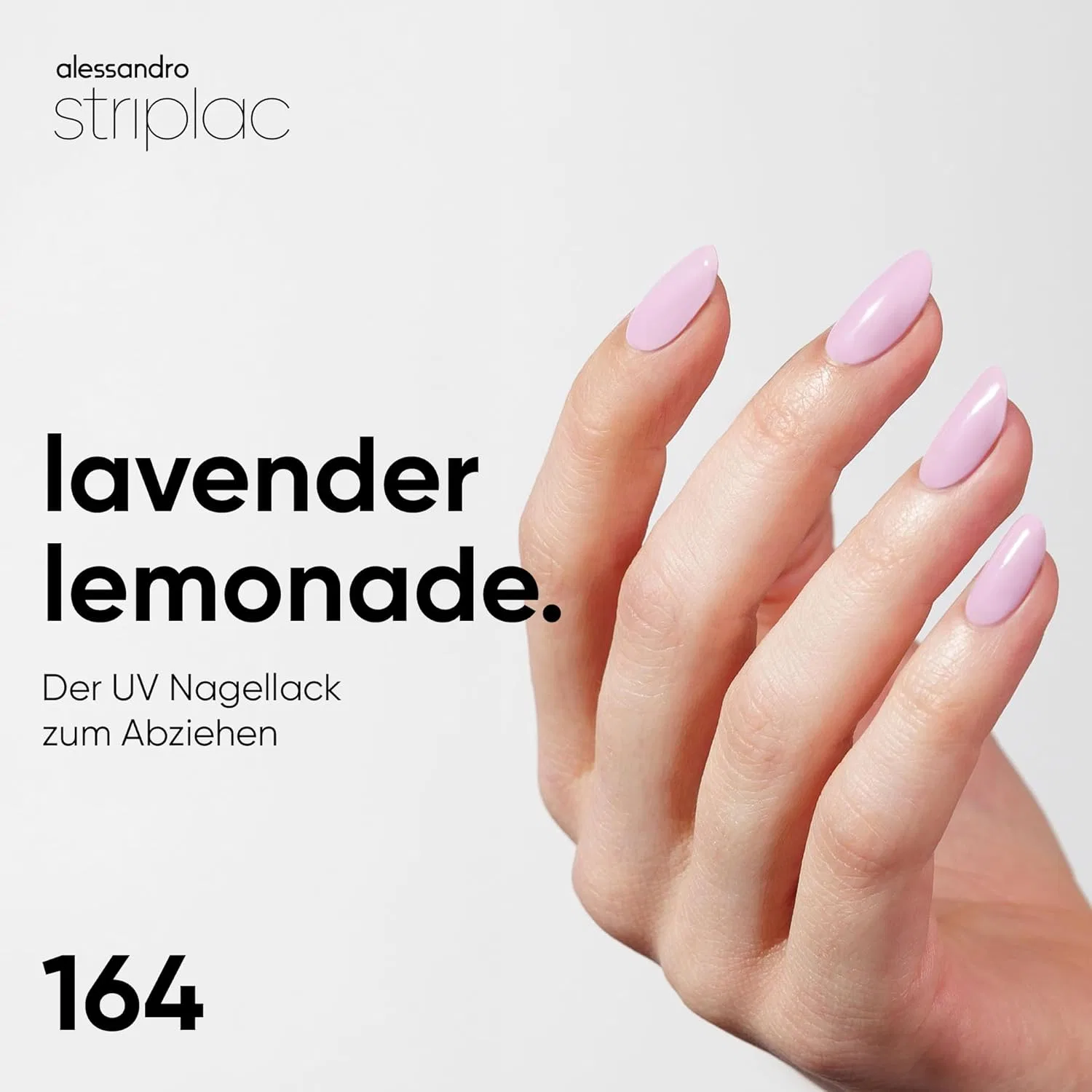 УФ-лак для ногтей «Striplac Lavender Lemonade» от alessandro Alessandro, Pastel Purple — фото 2