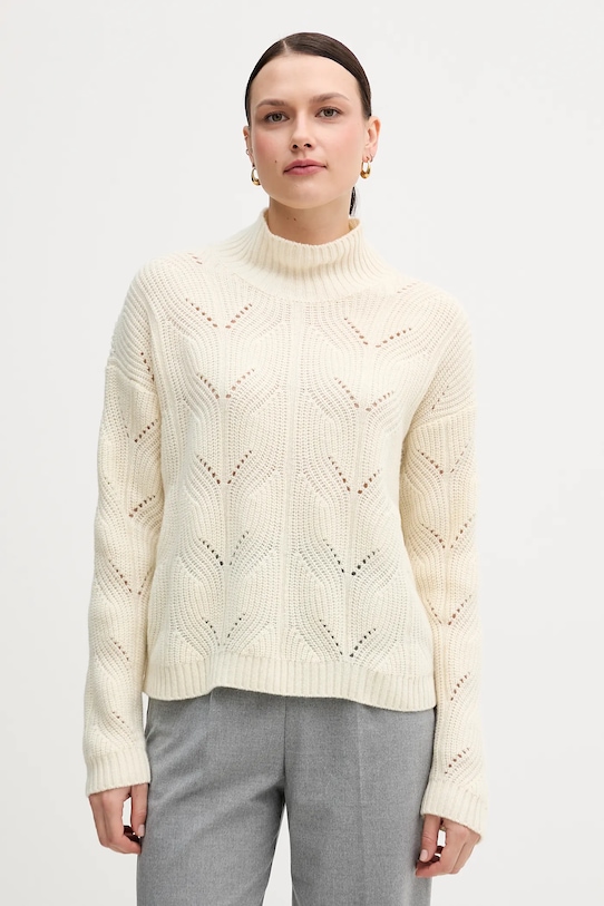 

Свитер из смесовой шерсти United Colors Of Benetton, бежевый