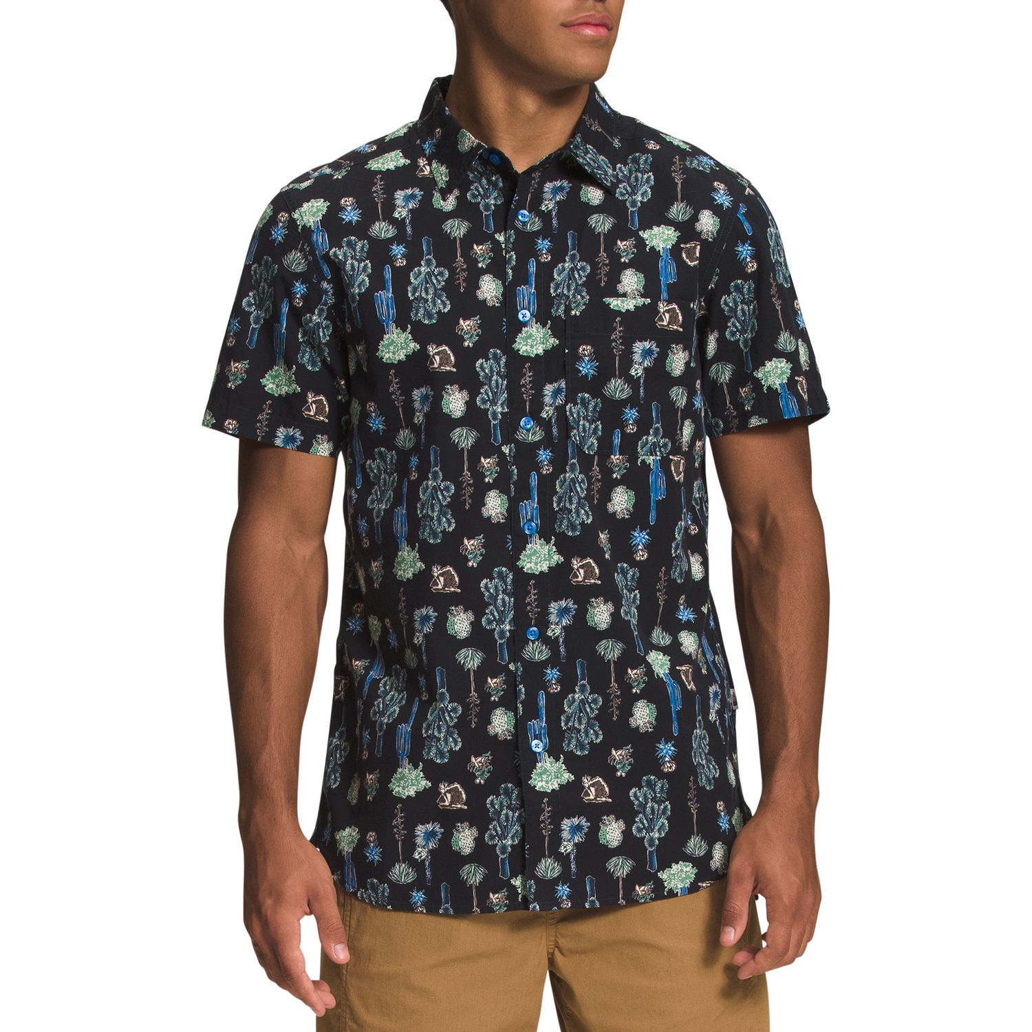 

Мужская рубашка с рисунком Baytrail The North Face, Super Sonic Blue Cactus Study Print