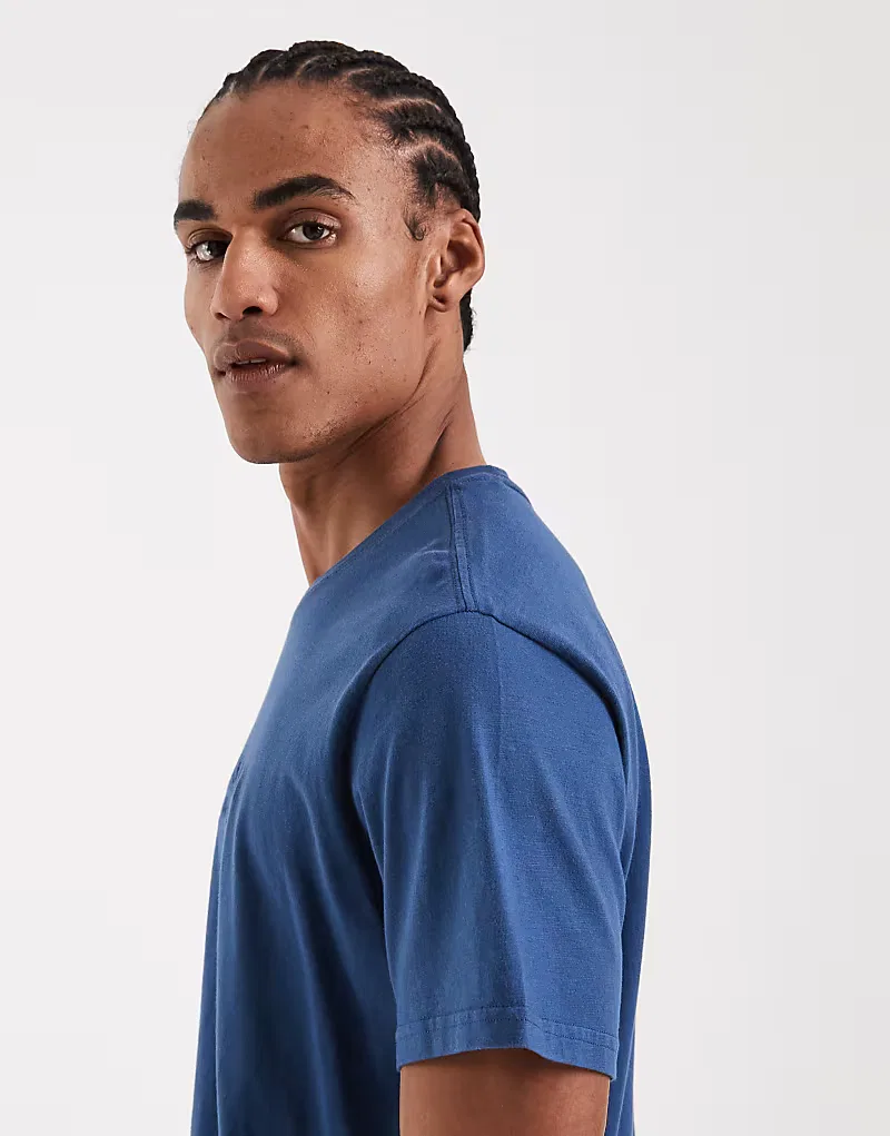 Футболка свободного кроя с логотипом Levis Levi's, темно-синий — фото 4