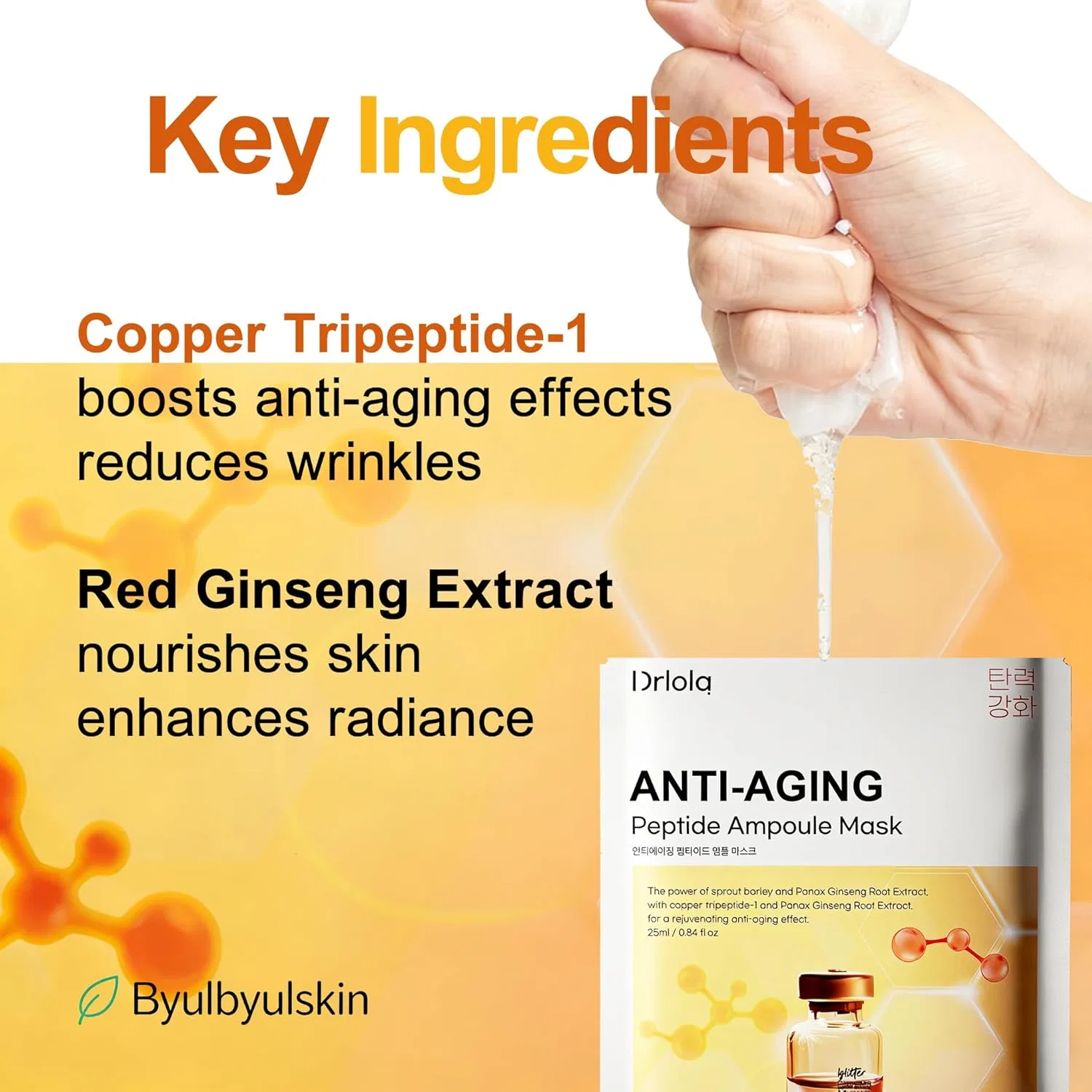 Эссенция Byulbyulskin — Корейская для лица с ниацинамидом и центеллой , Anti-Aging — фото 3