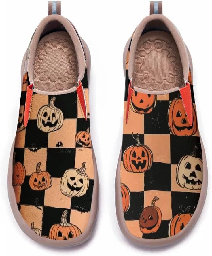 Мокасины мужские повседневные с рисунком, Pumpkin-02 Solepulse