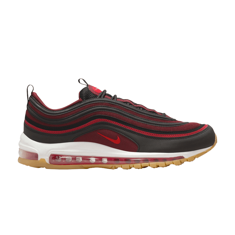 

Кроссовки Nike Air Max 97 'Black Team Scarlet', черный