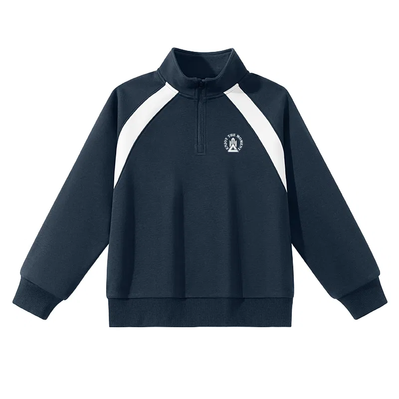 Детский свитшот PEAK Navy Blue/PK White