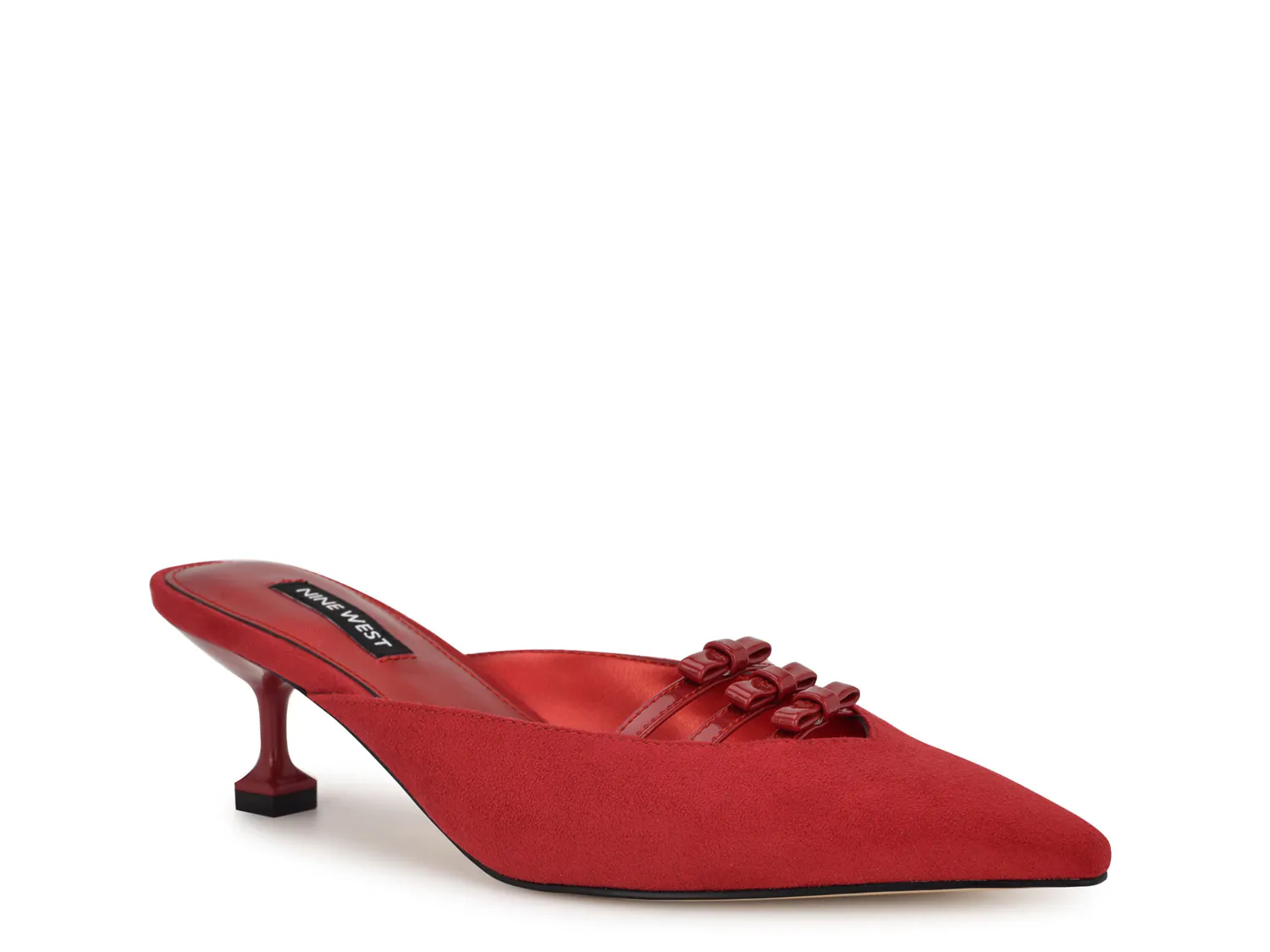 

Туфли Weeka Pump Nine West, цвет redsyntheticsuede_syntheticpatent