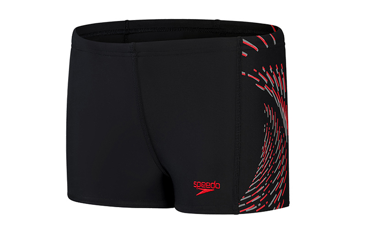 Детские плавательные шорты Speedo, черный/красный — фото 2