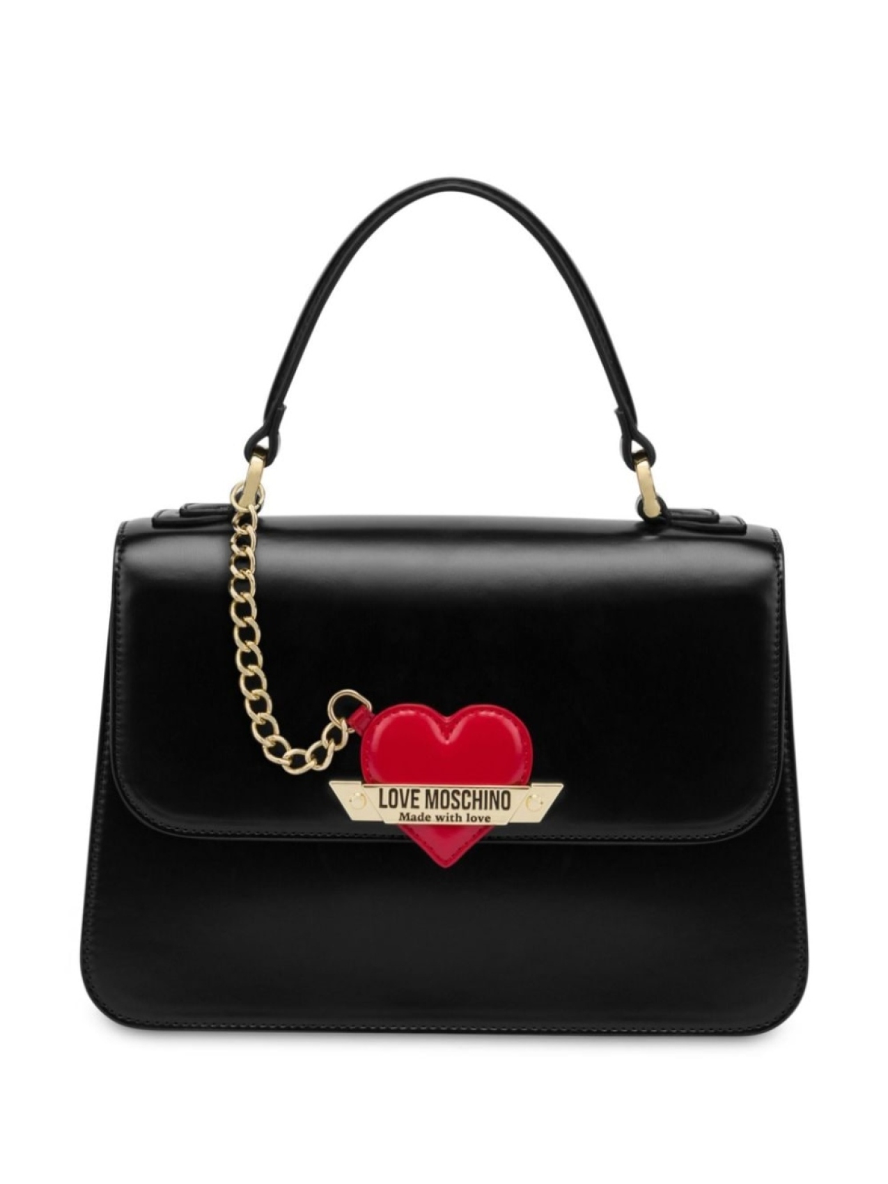 

Love Moschino сумка-тоут с подвеской, черный