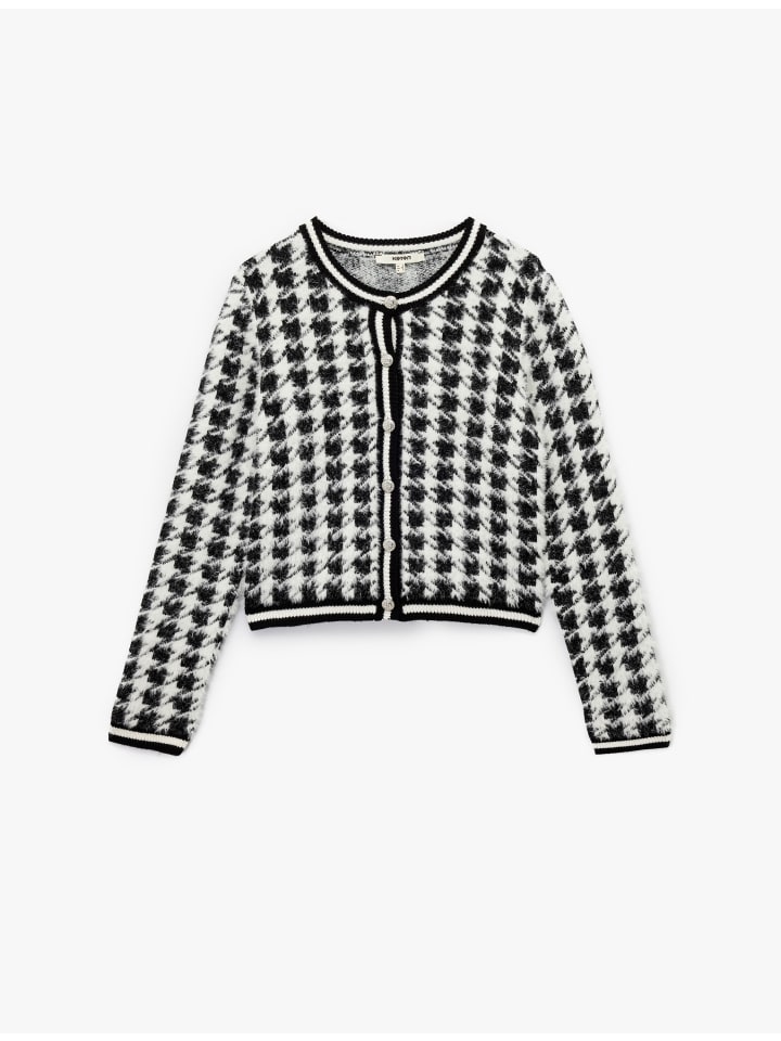 

KOTON Черные кардиганы с узором