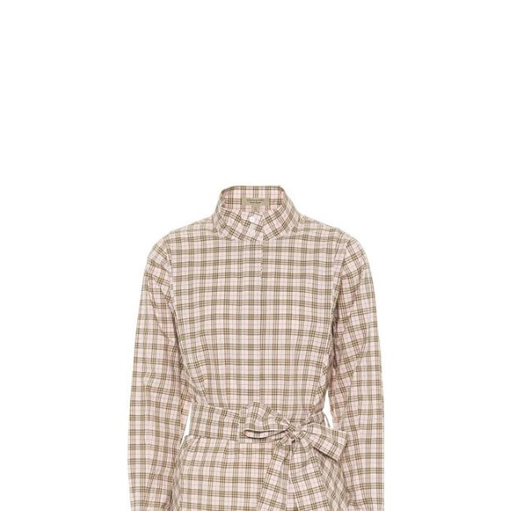 Платье женское Burberry с длинными рукавами, кофейное — фото 4