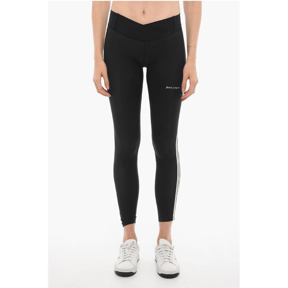 

Леггинсы Active с контрастной полосой по бокам Palm Angels, Black