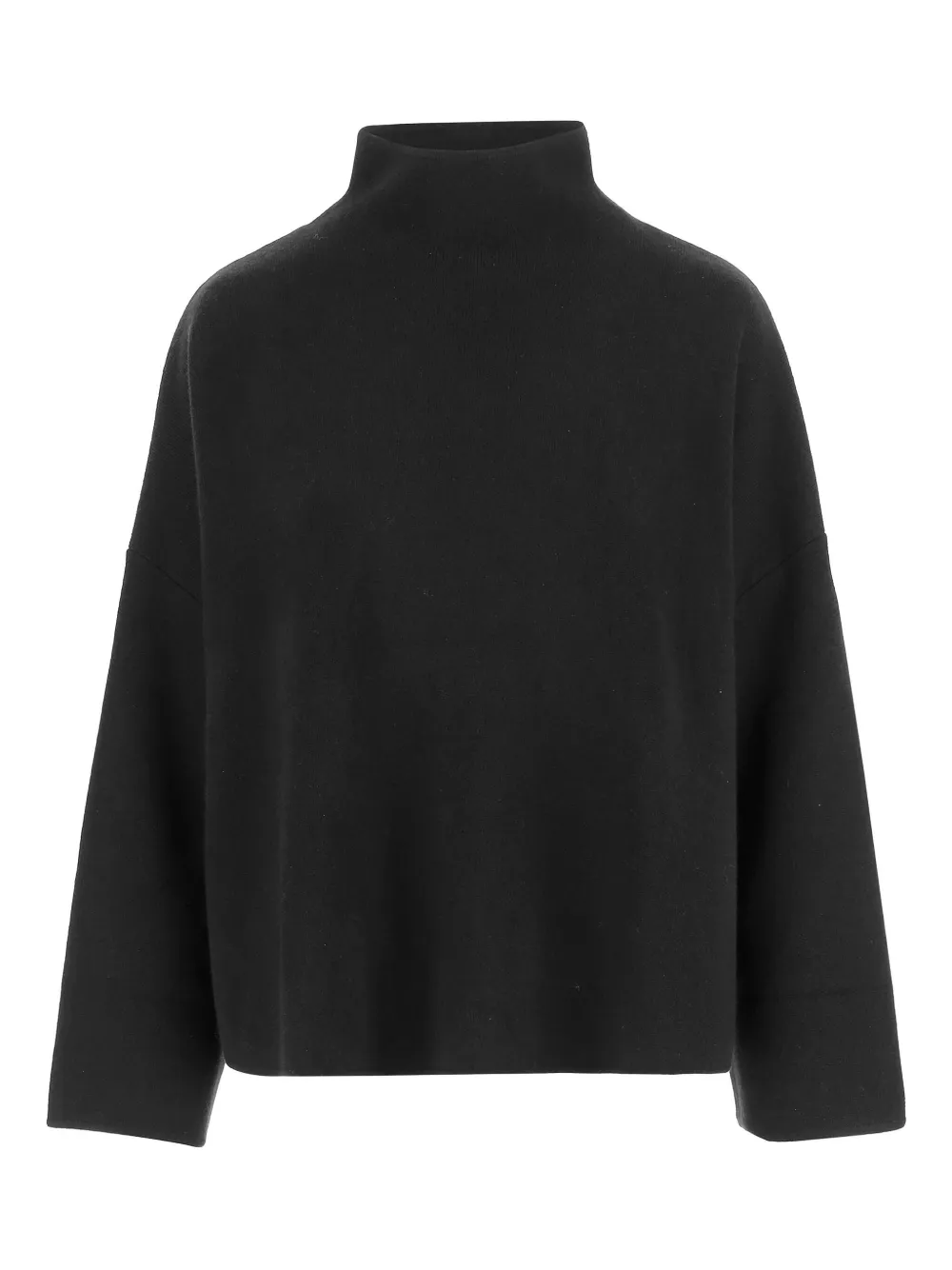 

Свитер с высоким воротом и длинными рукавами ALLUDE, черный