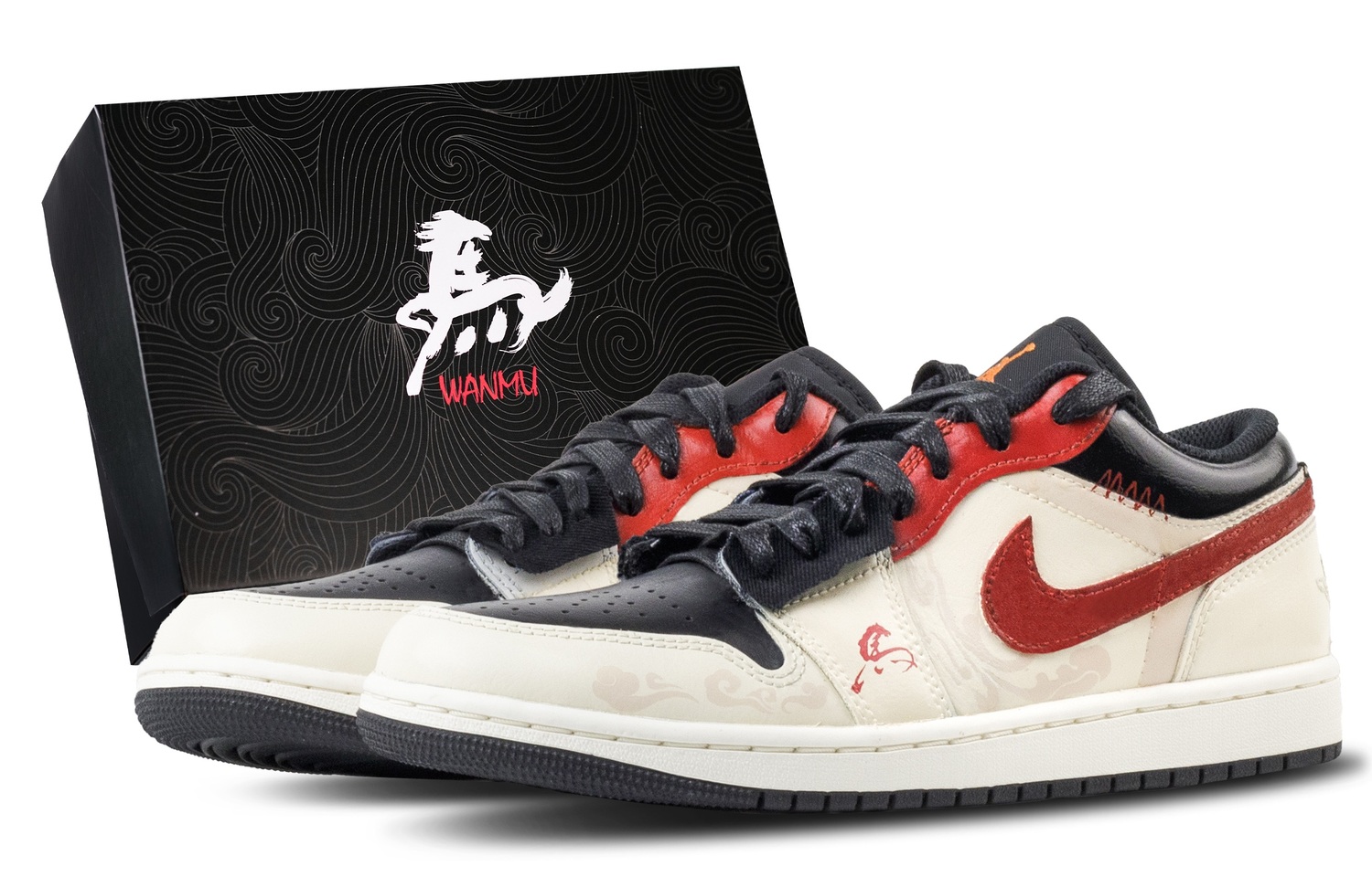 

Jordan Кроссовки Air 1 Auspicious Clouds Fiery Red