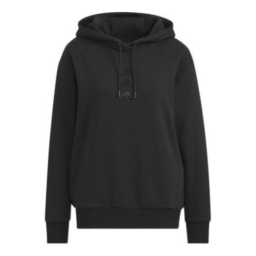

Свитер rs hoodie solid color sports pullover hoodie black Adidas, черный