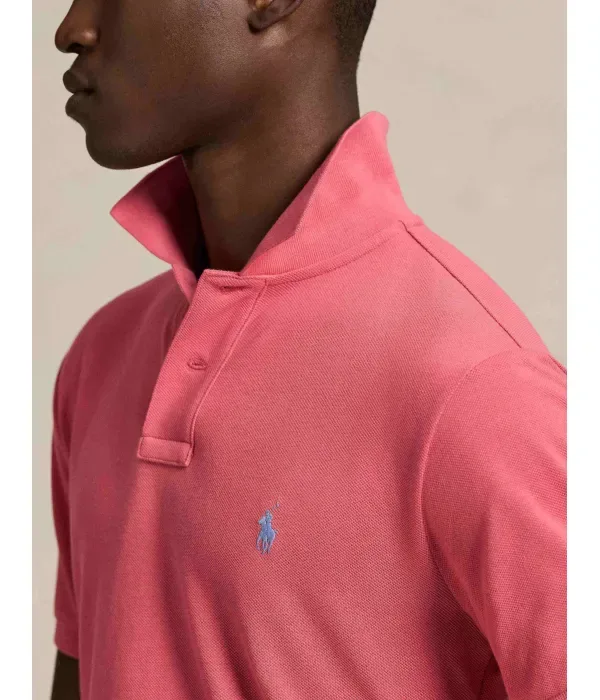 Полюс custom slim fit Polo Ralph Lauren, лососевый — фото 4